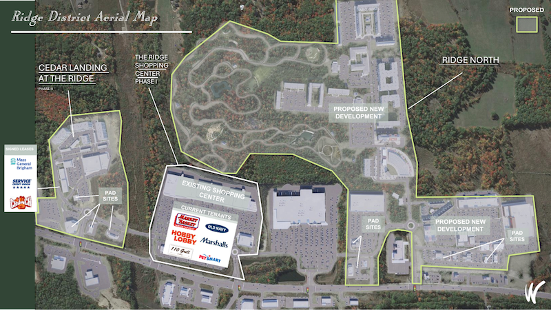 Map Of Cedar Landing And The Ridge In Rochester New Hampshire 1