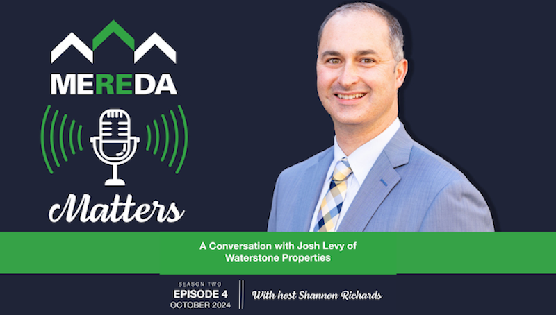 Mereda Matters Podcast cover with photo of Josh Levy