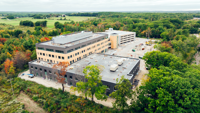 Rock Row Health Campus Aerial Exterior