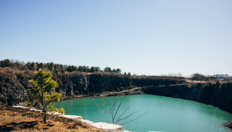 Rock Row Quarry In Westbrook Me