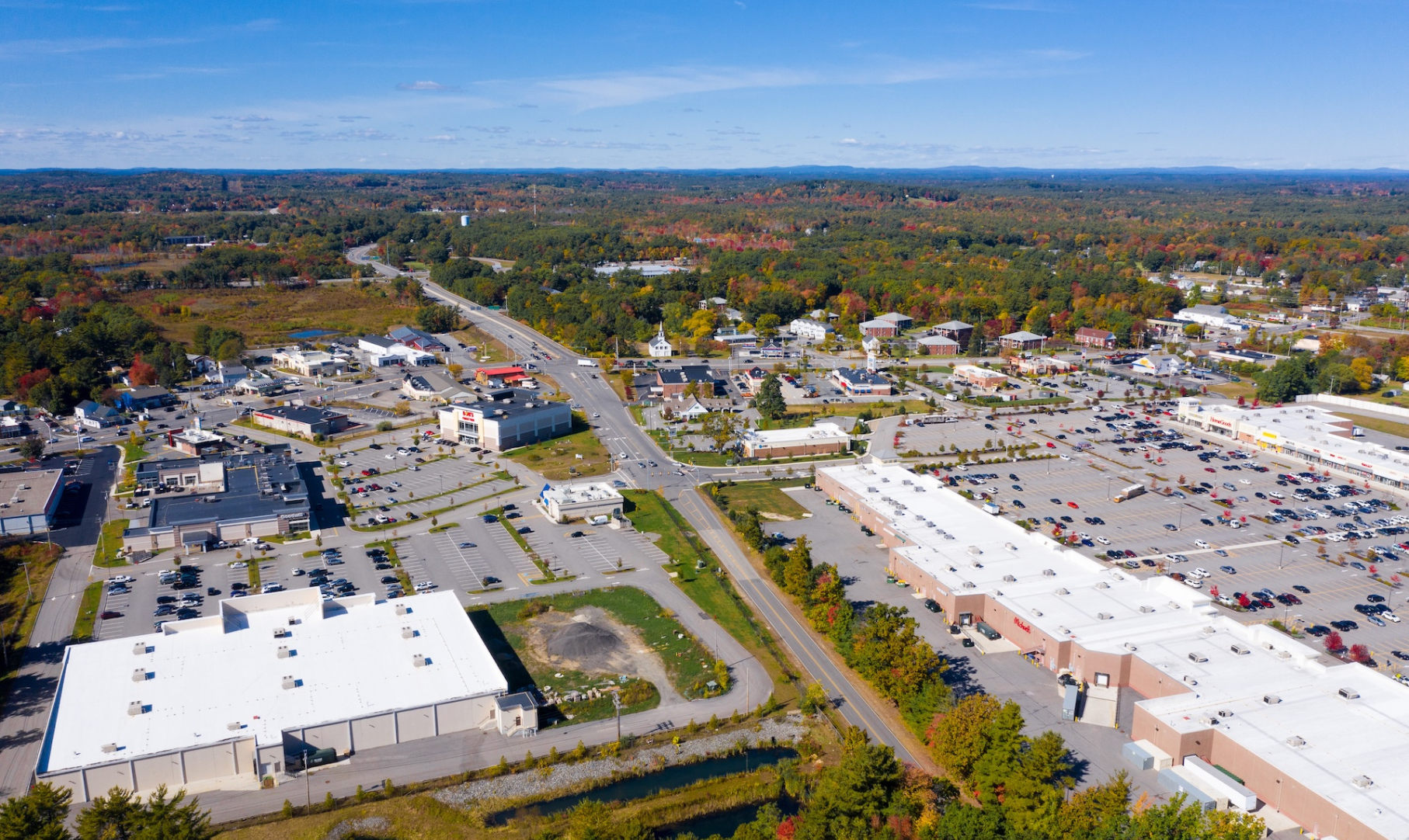 aerial view of Seabrook New Hampshire